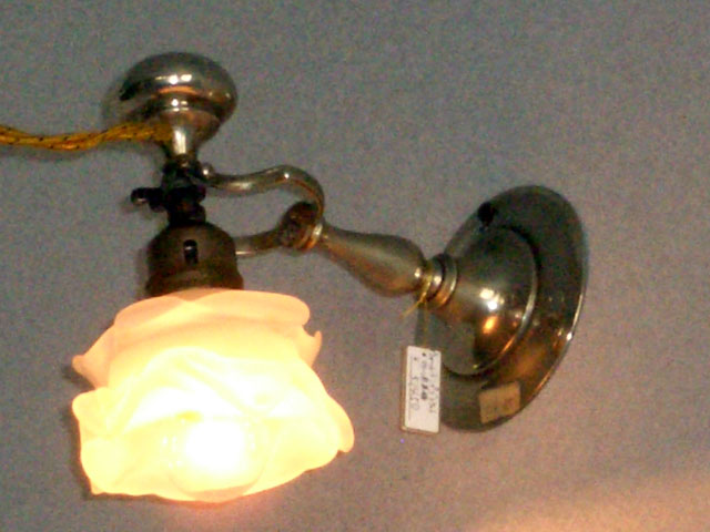 アンティーク　照明 ランプ用ブラケット(テーブル・ウォール用等） ウォールランプ　ブラケット　マリーン用　真鋳