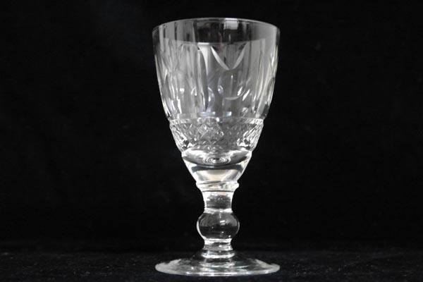 アンティーク　ガラス クリアー系 グラス　5客セット　(84，85，86，87、88)