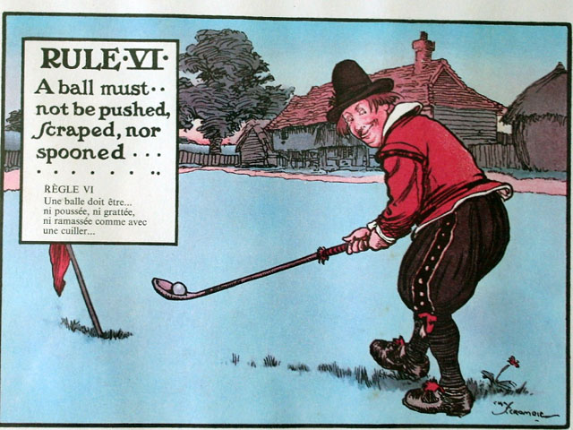 雑貨（ホビー） 絵・額入り品 絵　（Rules of Golf VI）