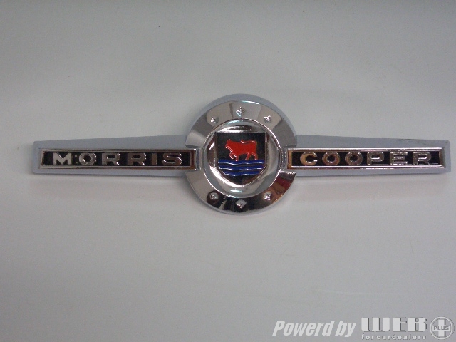 バッジ （フロント） モーリス ミニ クーパーMK1 新品 英国車・MINIのレアパーツ エンブレム類（Emblem)