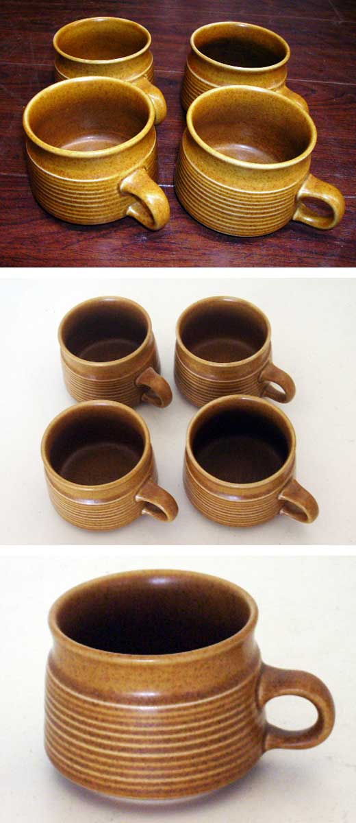 雑貨（キッチン） 雑貨陶器 LANGLEY　コーヒーカップ　4個セット