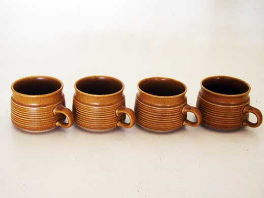 雑貨（キッチン） 雑貨陶器 LANGLEY　コーヒーカップ　4個セット