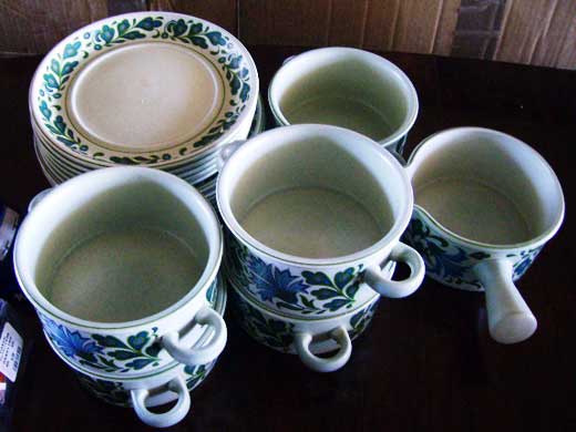 雑貨（キッチン） 雑貨陶器 Midwinter（ミッドウィンター）　スープカップトリオ　セット