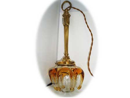 シーリング　ランプ　＆　シェード（Nio.388),アンティーク　照明,シャンデリア・ハンギングランプ