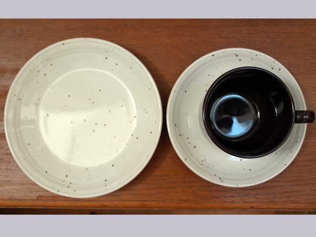 雑貨（キッチン） 雑貨陶器 コーヒーカップ　トリオ5セット