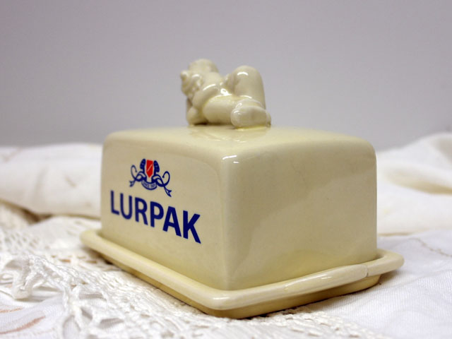 雑貨（キッチン） 雑貨陶器 LURPAK　バターケース