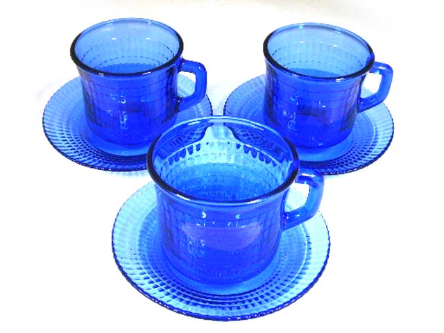 雑貨（キッチン） テーブル＆キッチンウェア カップ＆ソーサー　ブルー 1客
