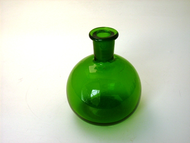 グリーン　ボトル,アンティーク　ガラス,グリーン・ブルー系