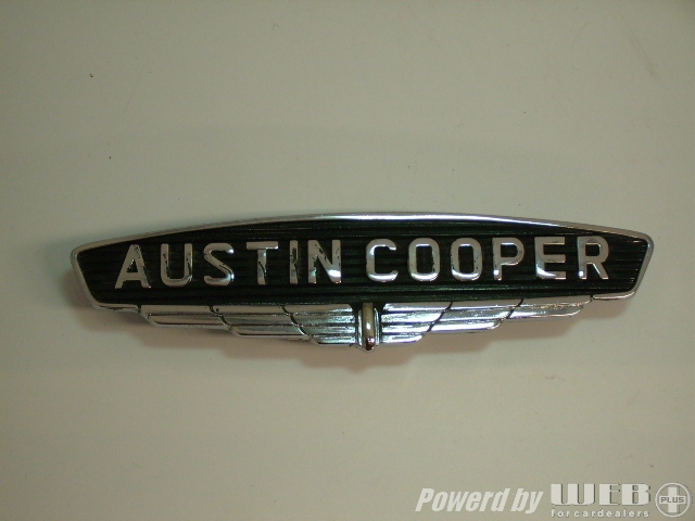 バッジ （フロント） オースチン クーパー MK1 Austin Cooper MK1 純正 未使用 英国車・MINIのレアパーツ エンブレム類（Emblem)