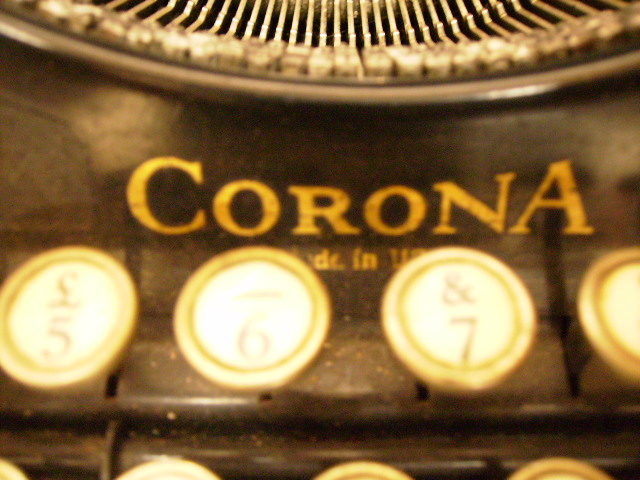 ビンテージ／コレクタブル 機械もの タイプライター CORONA