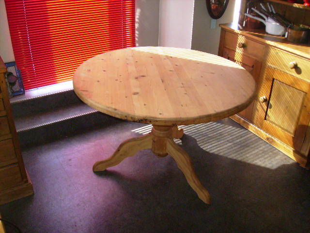パイン　テーブル＋４脚イス　セット,アンティーク　家具,テーブル・ダイニングセット