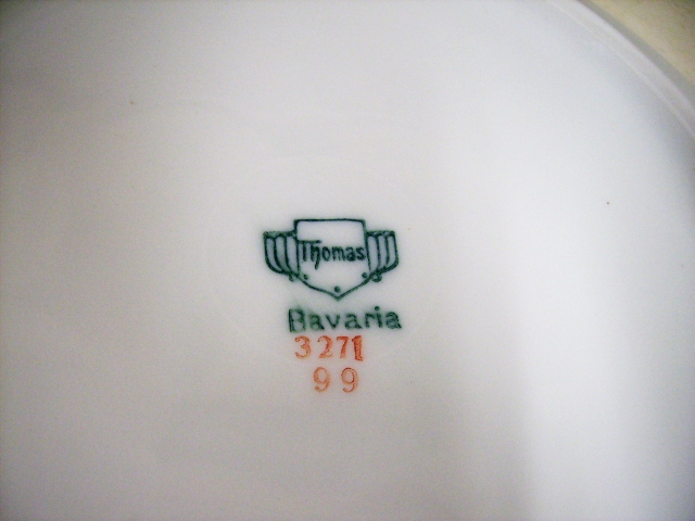 アンティーク　陶磁器 飾り用プレート プレート　BAVARIA　洋ナシ
