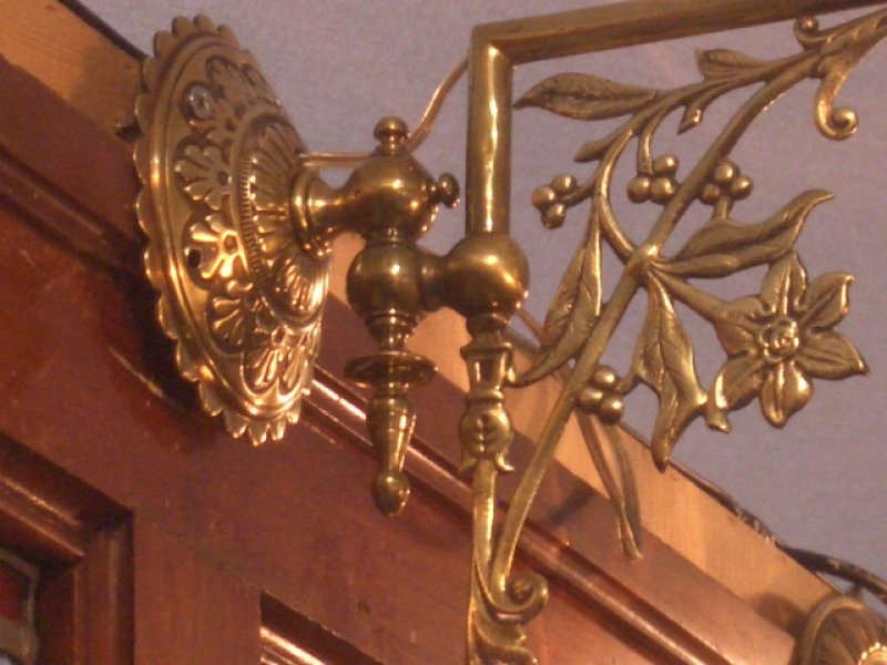 画像1: ウォールランプ　ブラケット　真鋳