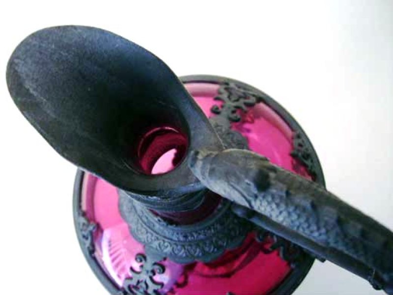 画像5: デカンタ　クランベリー　ピューター (5)