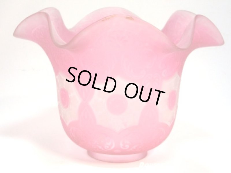 画像2: シェード　クランベリー　サテン・エッチド (2)