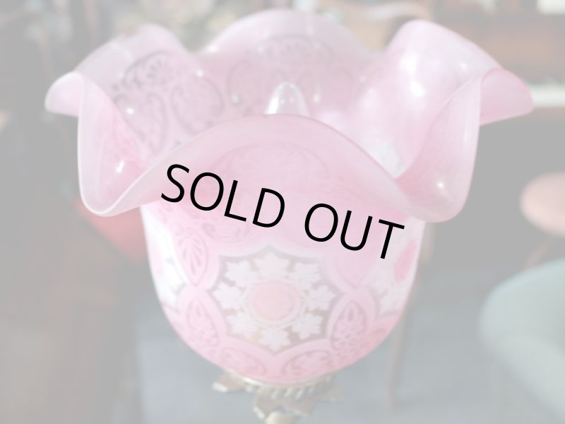 画像4: シェード　クランベリー　サテン・エッチド (4)