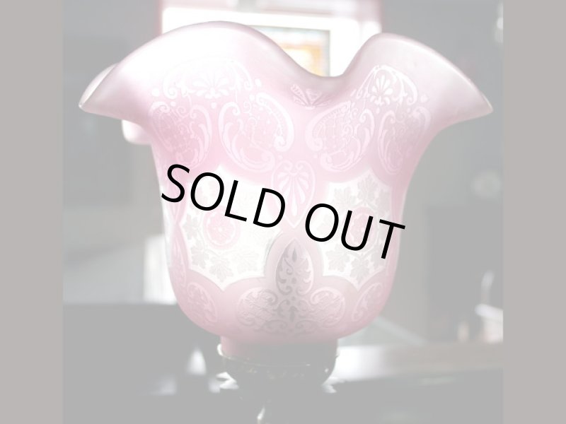 画像5: シェード　クランベリー　サテン・エッチド (5)