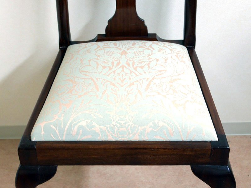 画像1: クイーンアンスタイル　アーム無し　１脚　張替済み