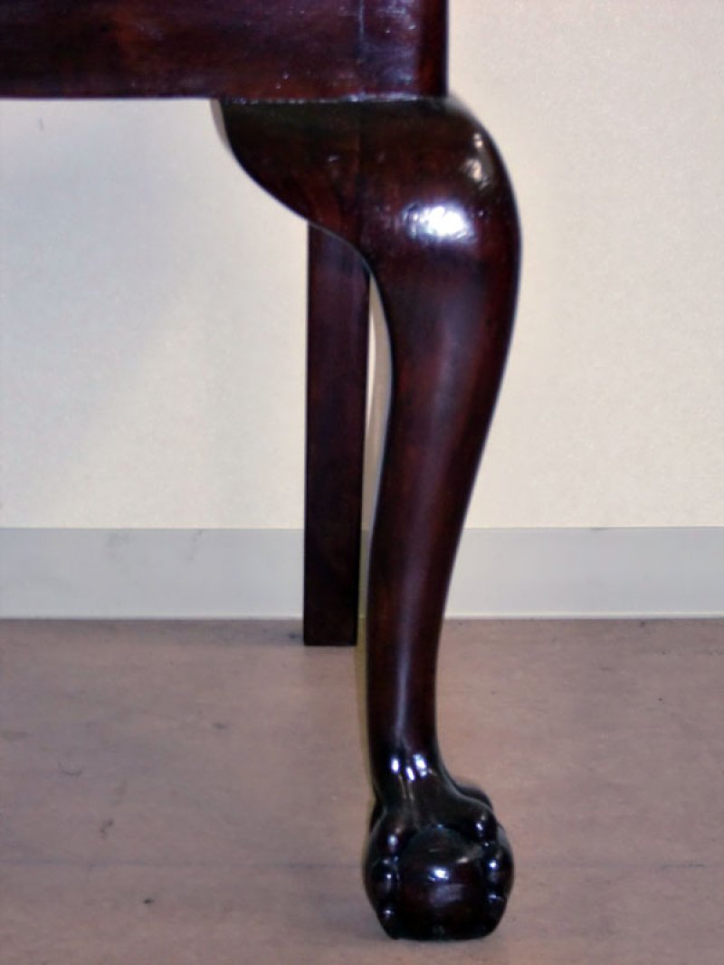 画像2: マホガニー ボール&クロウ(ball and claw) レッグ チェア