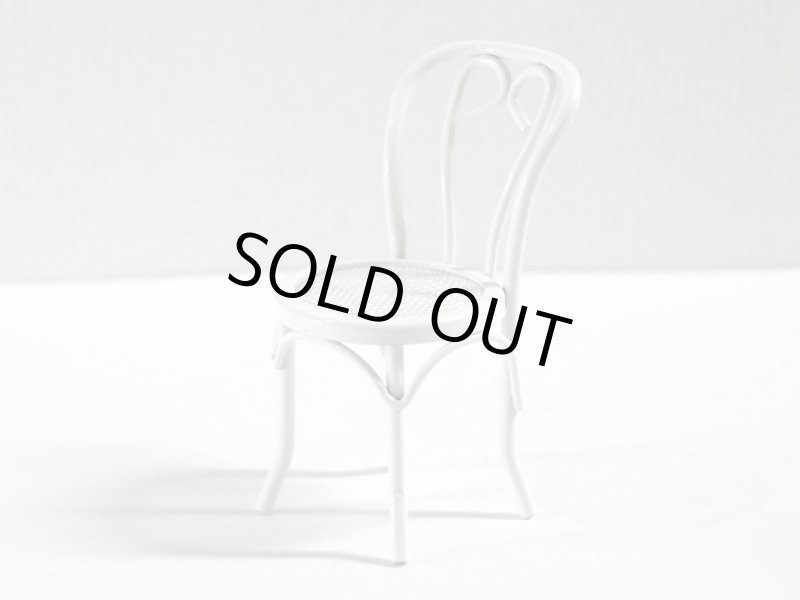 画像4: カフェ　テーブル&チェア4脚セット　ホワイト (4)