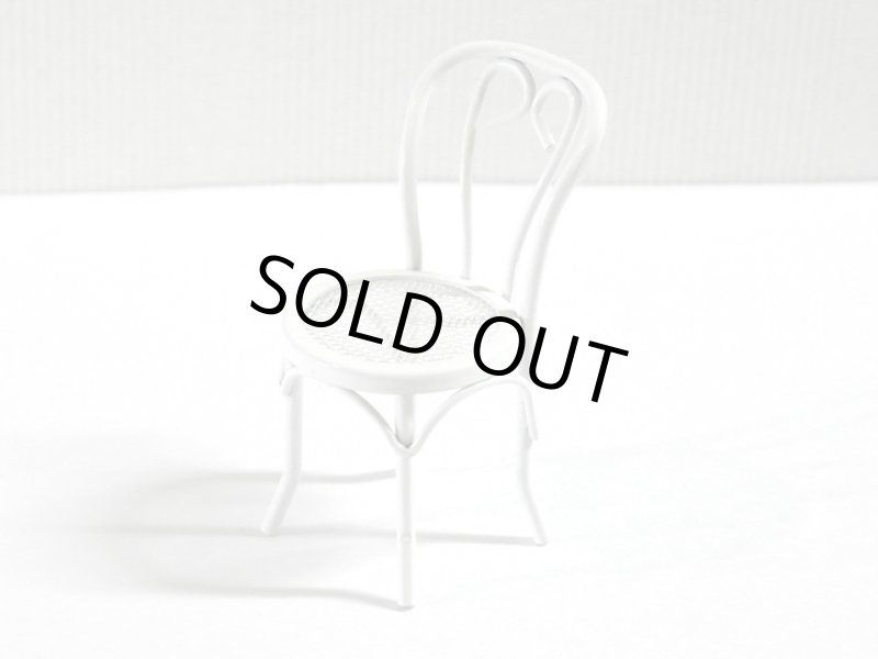 画像5: カフェ　テーブル&チェア4脚セット　ホワイト (5)