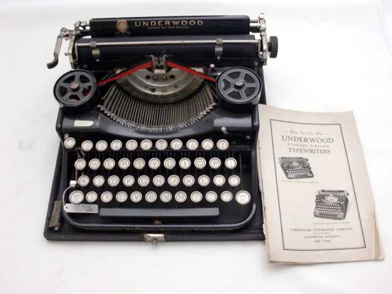 画像7: タイプライター　Underwood Standard Portable Typewriter (7)