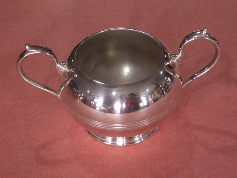 画像4: ティ・4点セット　アール・デコ　シルバープレート　未使用 (4)