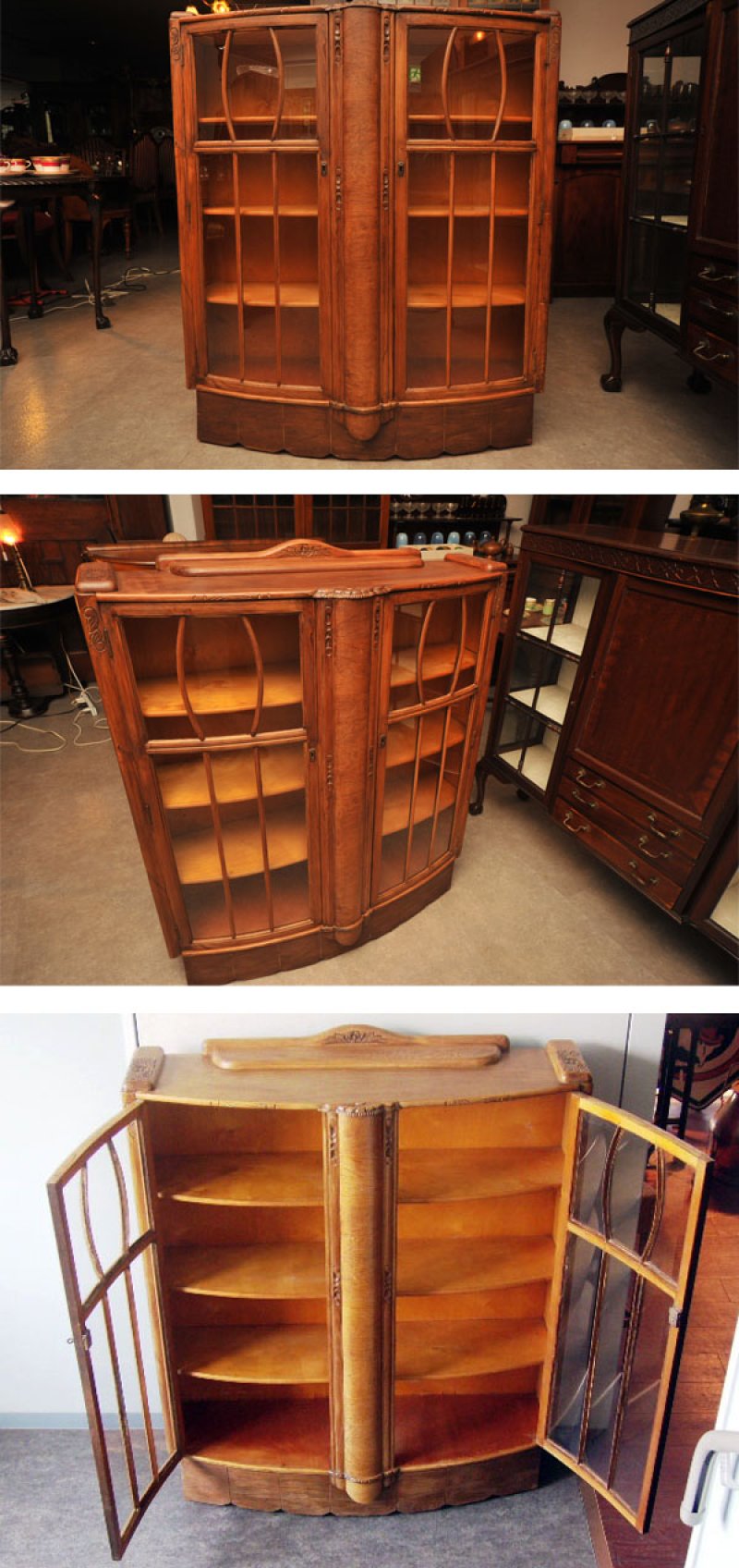 画像1: ディスプレイ　キャビネット