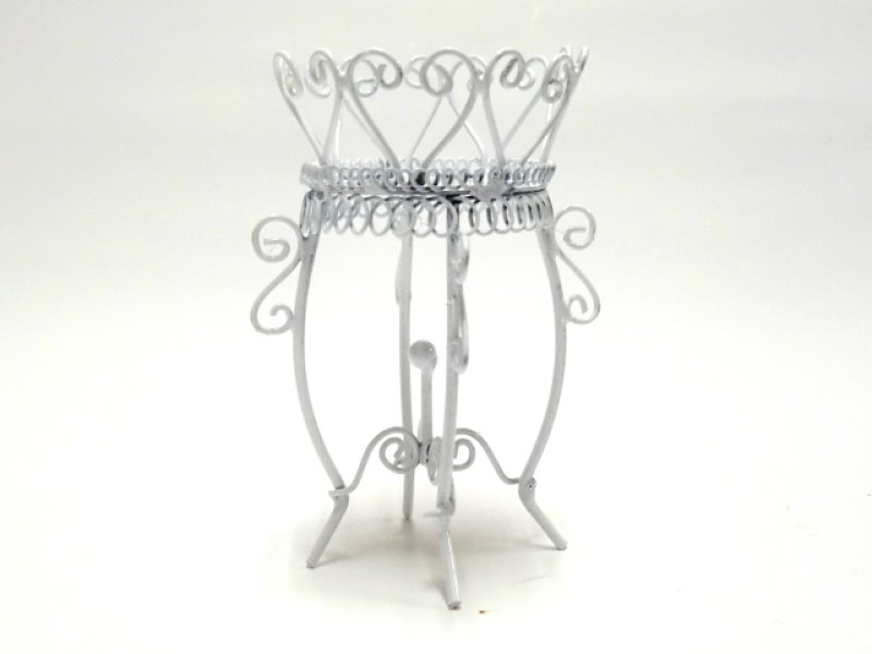 画像2: 花台 ジャルディニエール、ワイヤー　 (2)