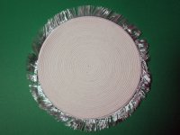 ラグ　径15cm(フリンジ込み：18cm）