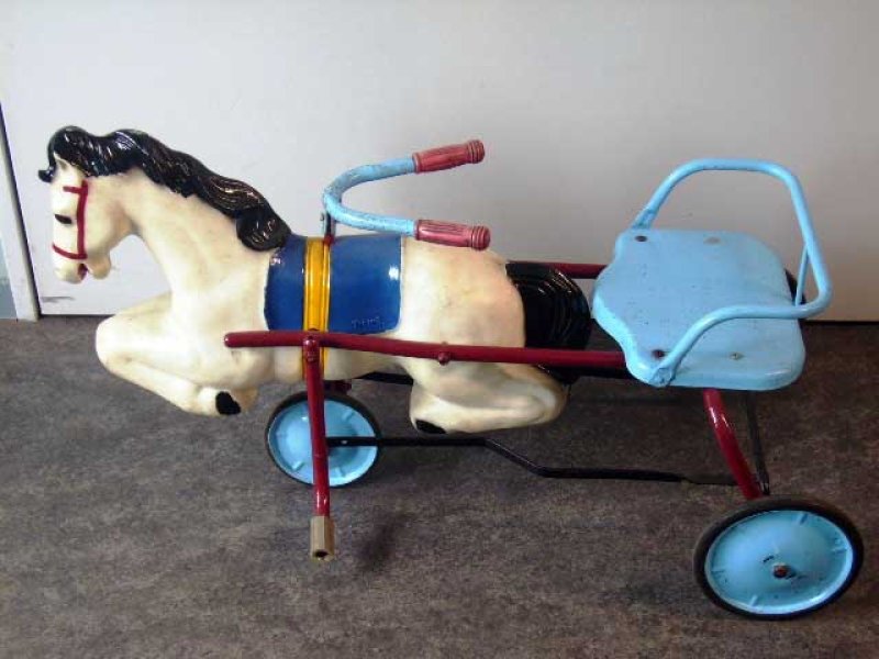 画像2: ホース型　ペダル三輪車