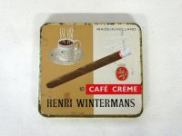 ビンテージ　ティン（缶）　CAFE CREME　HENRI　WINTERMANS