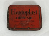 ビンテージ　ティン（缶）　ELASTOPLAST　FIPSTAID　T.J　SMITH&NEPHEW