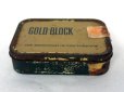 画像1: ビンテージ　ティン（缶）　GOLD　BLOCK　THE　ARISTOCRAT　OF　PIPE　TOBACCOS (1)