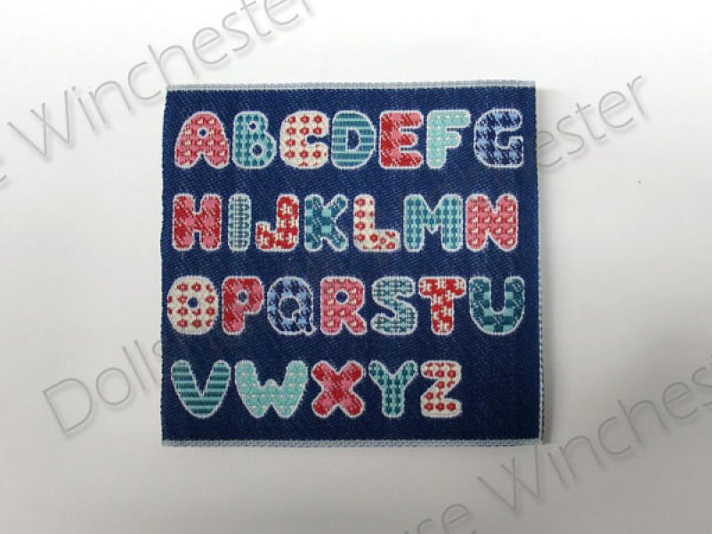 画像2: ラグ　アルファベット　ブルー (2)