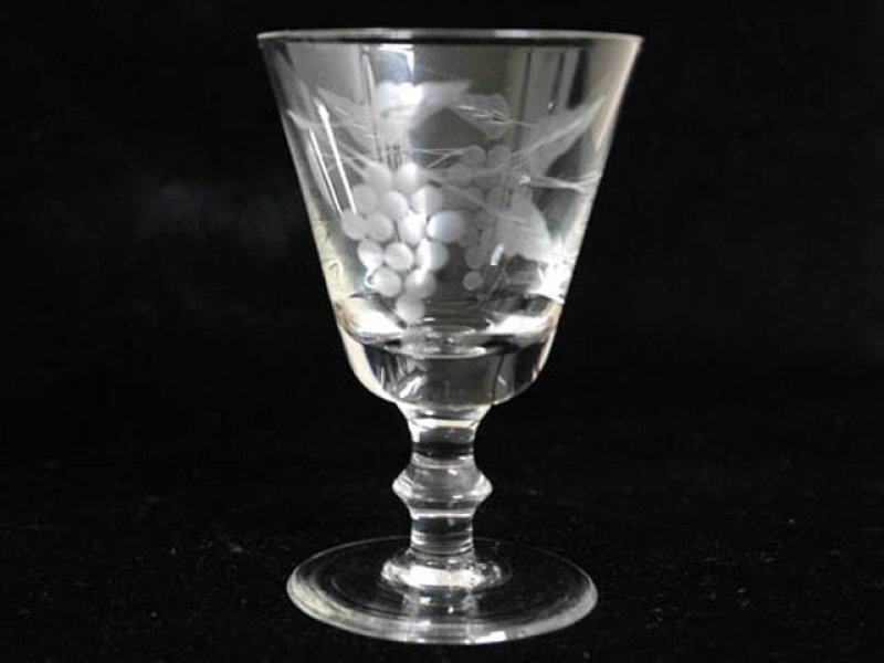 画像1: シェリーグラス　葡萄 (1)