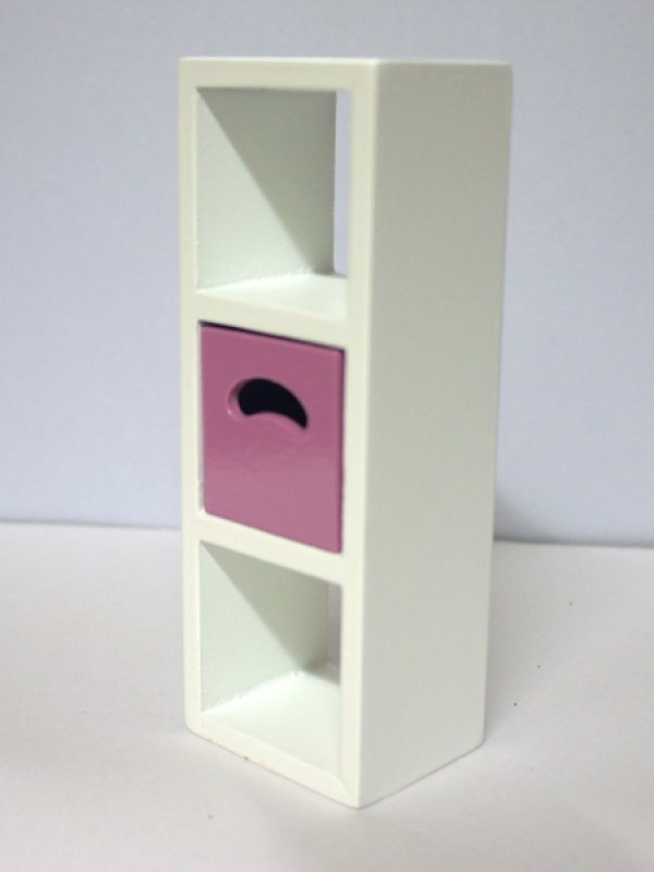 画像2: 収納ボックス付　収納ユニット(薄紫) (2)