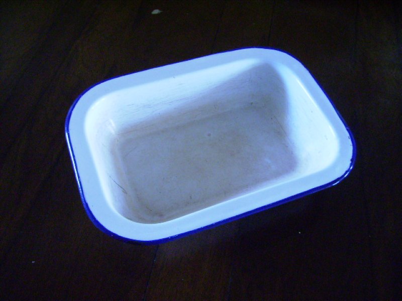 画像1: ホウロウ オーブントレイ (1)