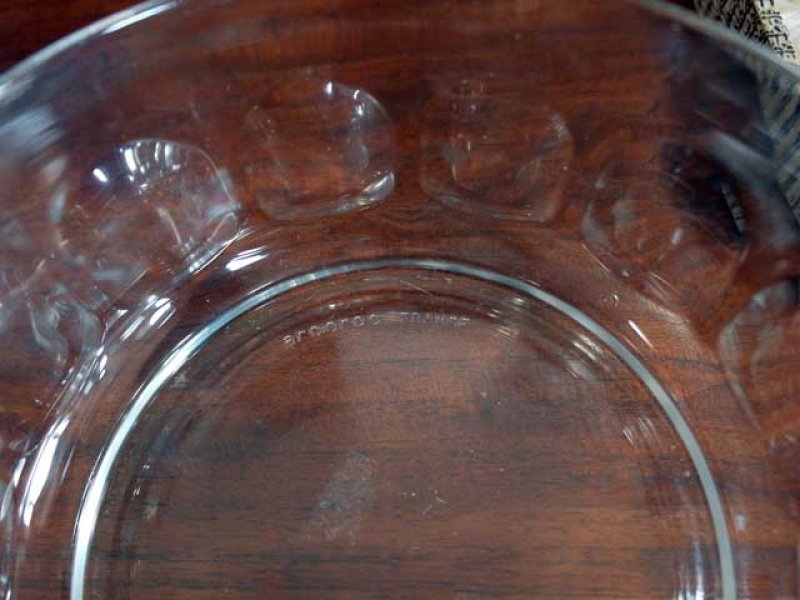 画像1: ガラス　ボウル　arcoroc（アルコロック）社製