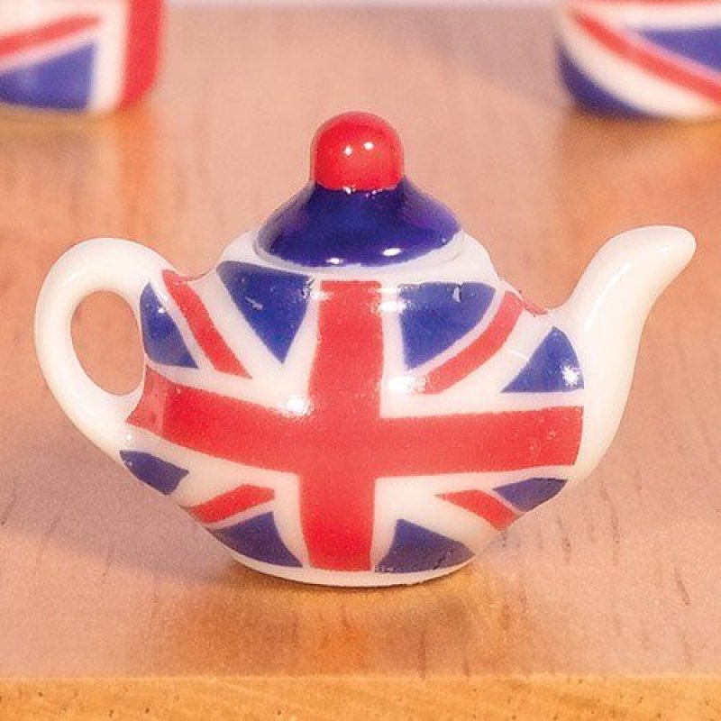 画像1: ユニオンジャック　ティポット