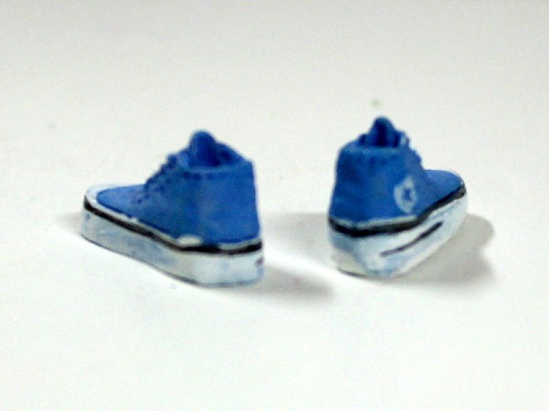 画像2: バスケットボール　シューズ　ブルー (2)