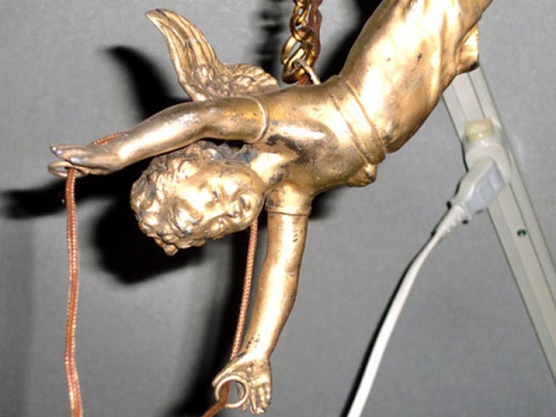 画像1: エンジェル　１灯　ランプ（バラシェード付き）