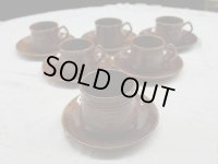 カップ　5客＆シュガーポット　1個＆ソーサー1枚　　