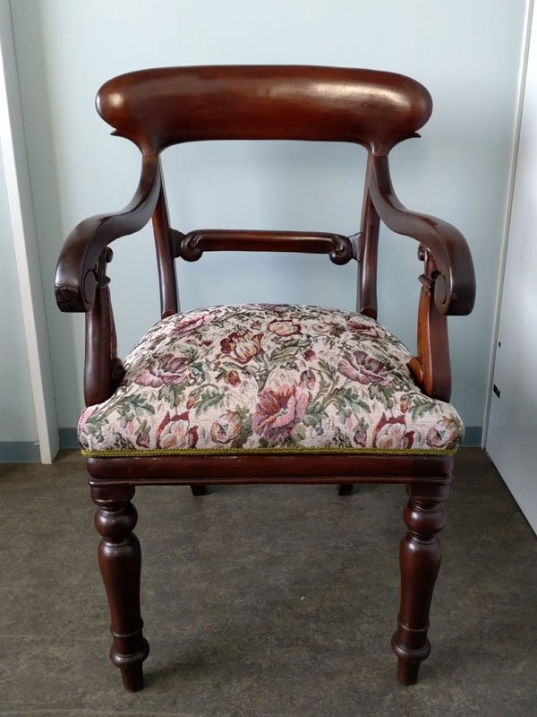 画像1: リージェンシー　マホガニー　アームチェア　 (1)