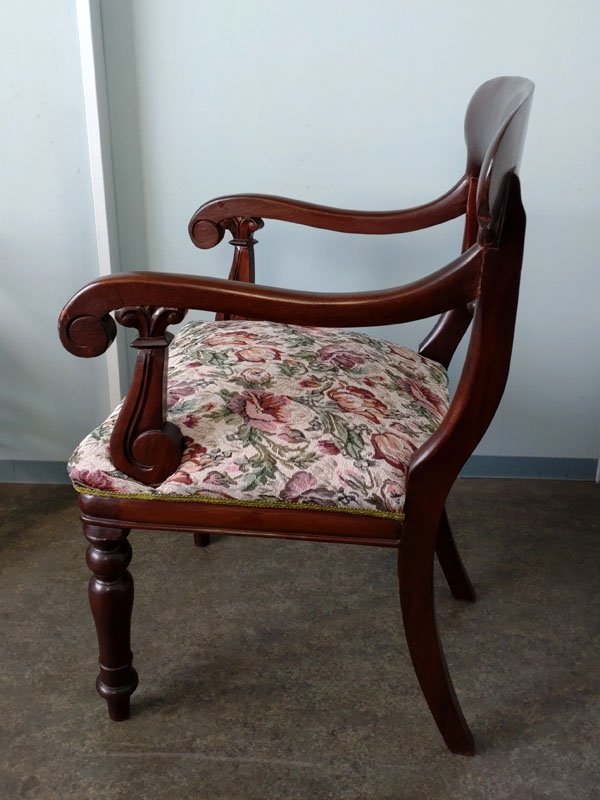 画像3: リージェンシー　マホガニー　アームチェア　 (3)
