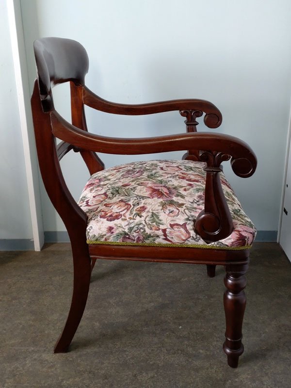 画像5: リージェンシー　マホガニー　アームチェア　 (5)
