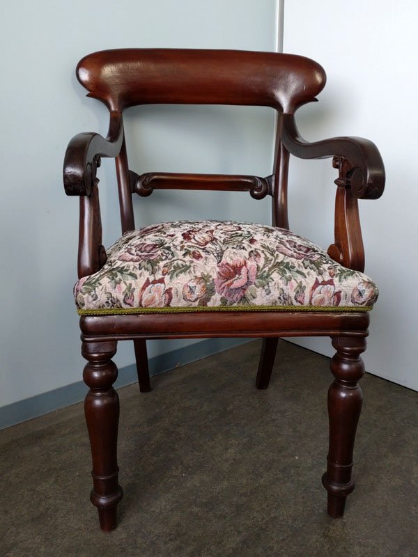 画像6: リージェンシー　マホガニー　アームチェア　 (6)