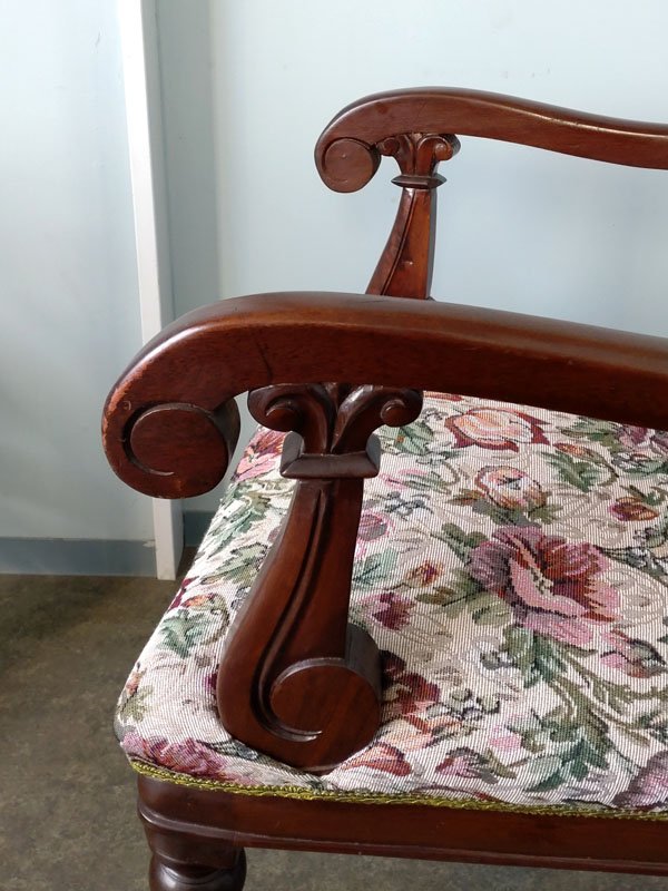 画像7: リージェンシー　マホガニー　アームチェア　 (7)