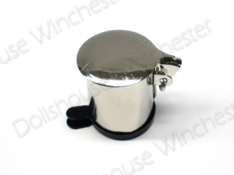 画像2: ペダル・ゴミ箱(ステンレス） (2)