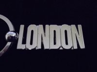 キーホルダー　クリアLONDON